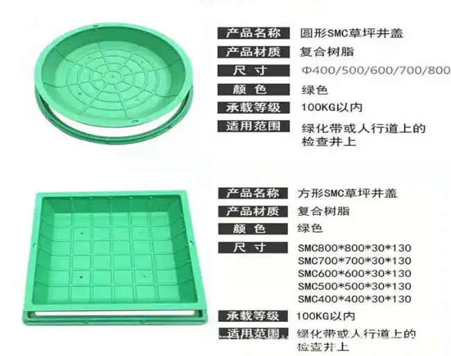 鹰潭树脂复合种植井盖展示